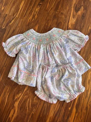 Pastel Floral Diaper Set