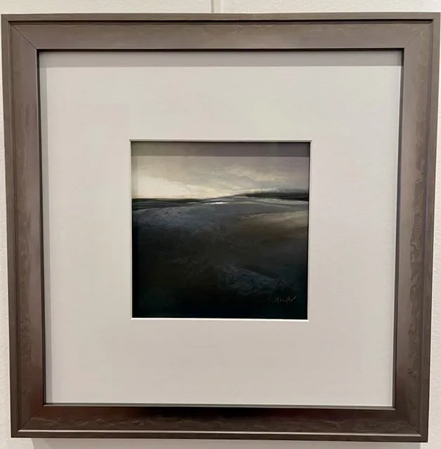 “Pastel Study No. 8” Original Pastel Painting with Matte/Framed