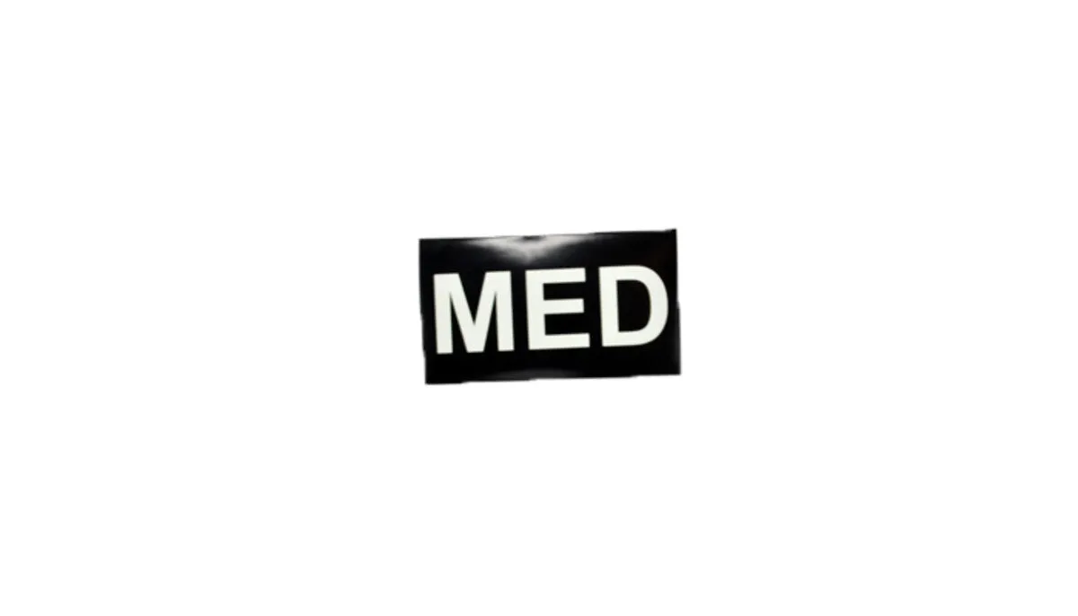 Patch Medic Glow in the Dark