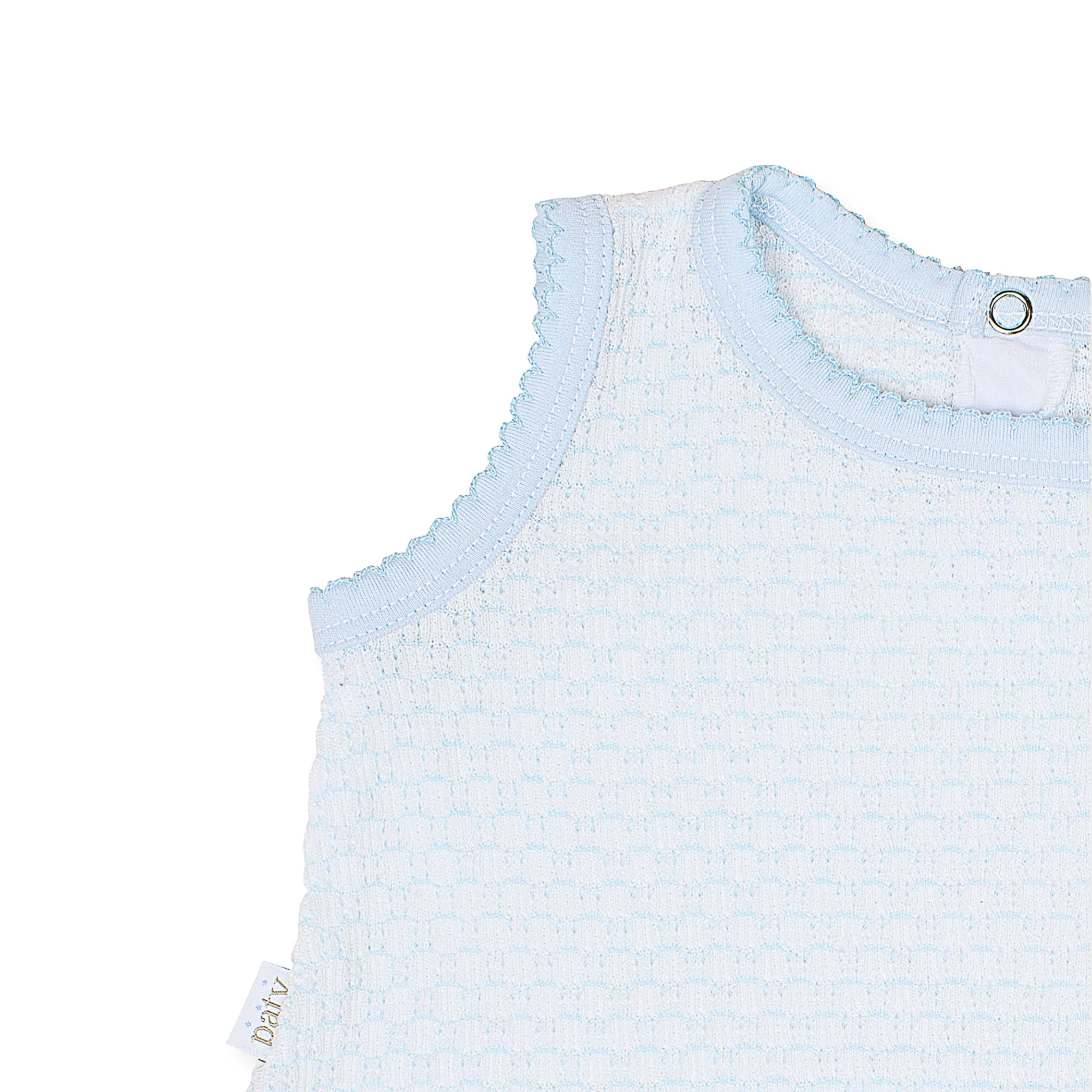 Paty Knit, 2 PC Sleeveless Diaper Set With And Without Bow