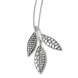 Pebble Leaf Convertible Trio Necklace