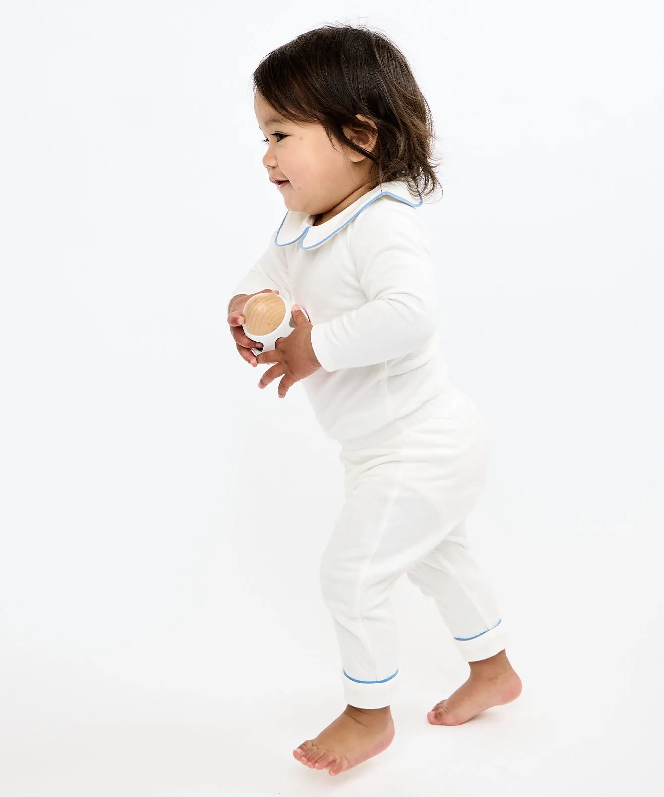 Peter Pan One-piece, Blue Piping
