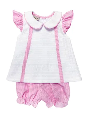 Pink Angel Sleeve Popover