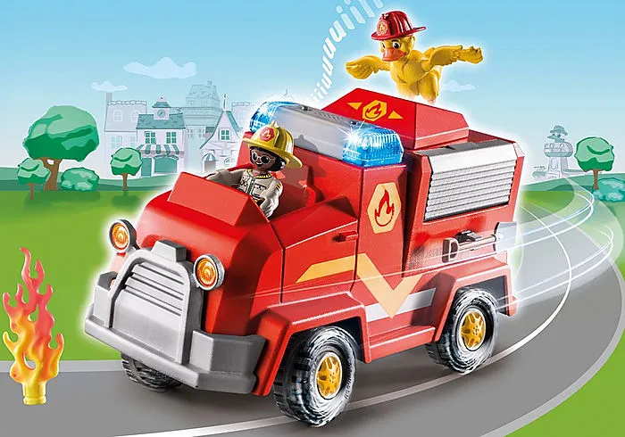 Playmobil Duck On Call - Fire Brigade Emergency Vehicle