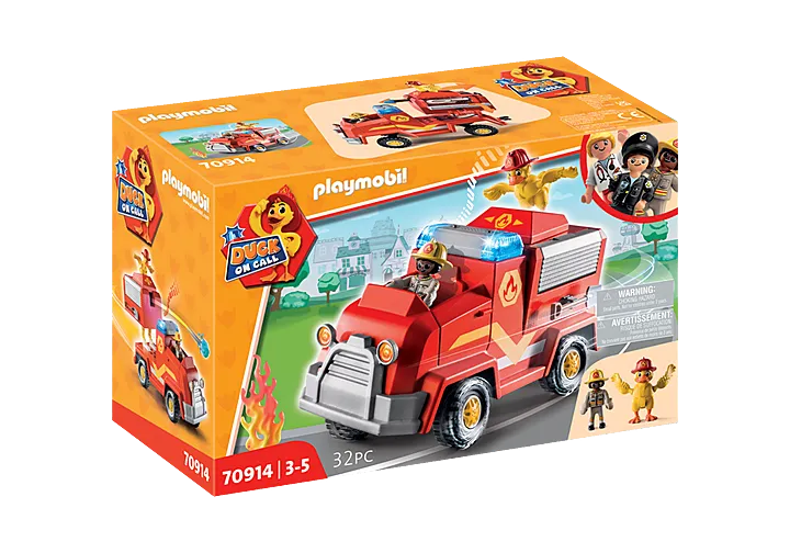 Playmobil Duck On Call - Fire Brigade Emergency Vehicle
