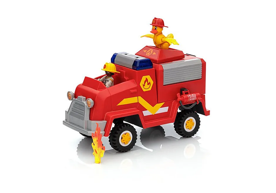 Playmobil Duck On Call - Fire Brigade Emergency Vehicle