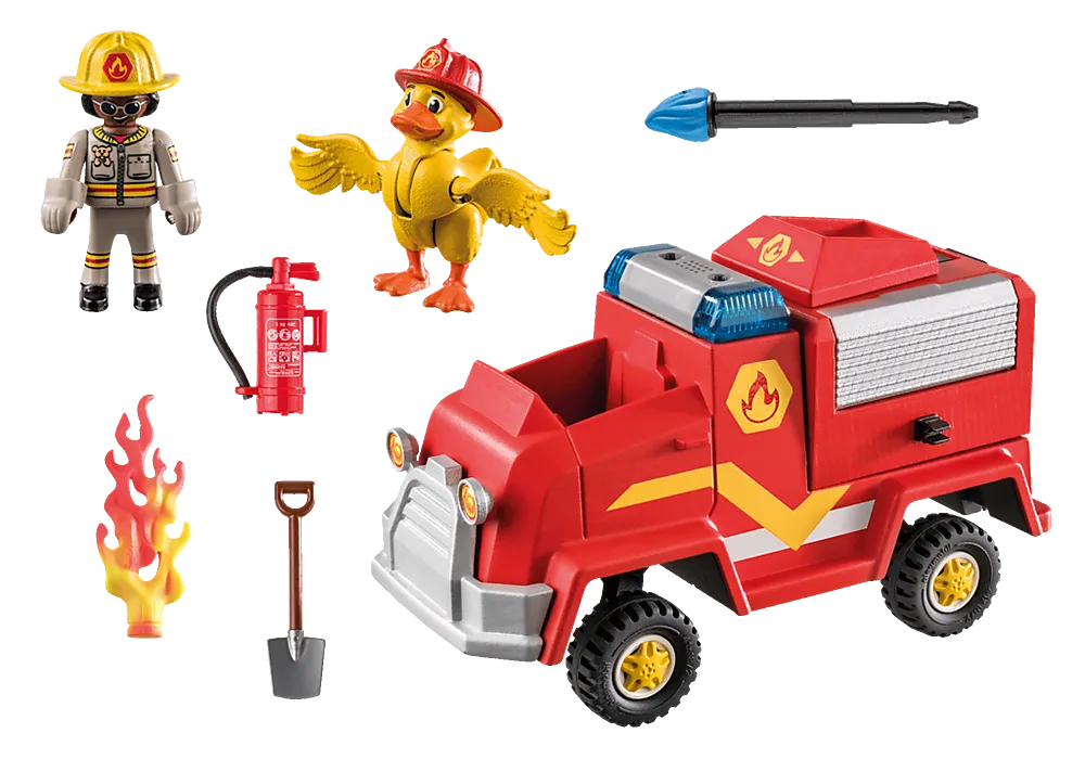 Playmobil Duck On Call - Fire Brigade Emergency Vehicle