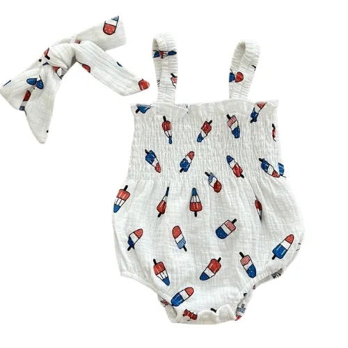 Popsicle Americana Bubble Romper