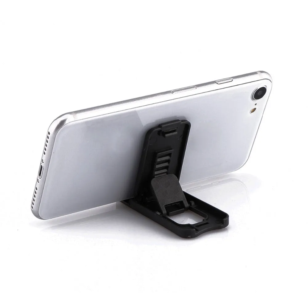 Portable Mini Mobile Phone Holder Foldable Desk Stand Holder 4 Degrees Adjustable Universal for iPhone green