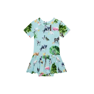 Posh Peanut Brayden S/S Twirl Bodysuit