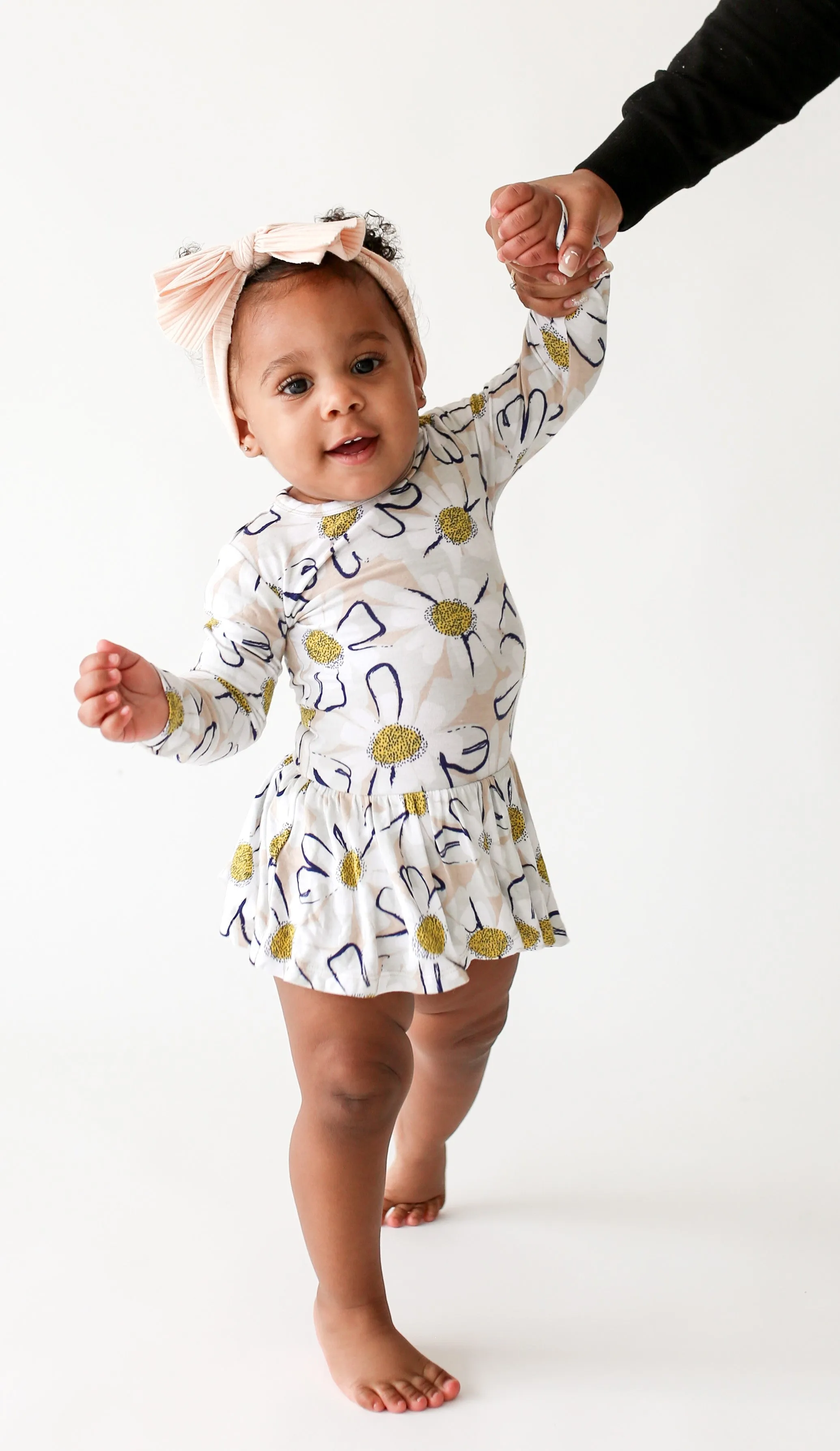 Posh Peanut Maxine L/S Twirl Skirt Bodysuit