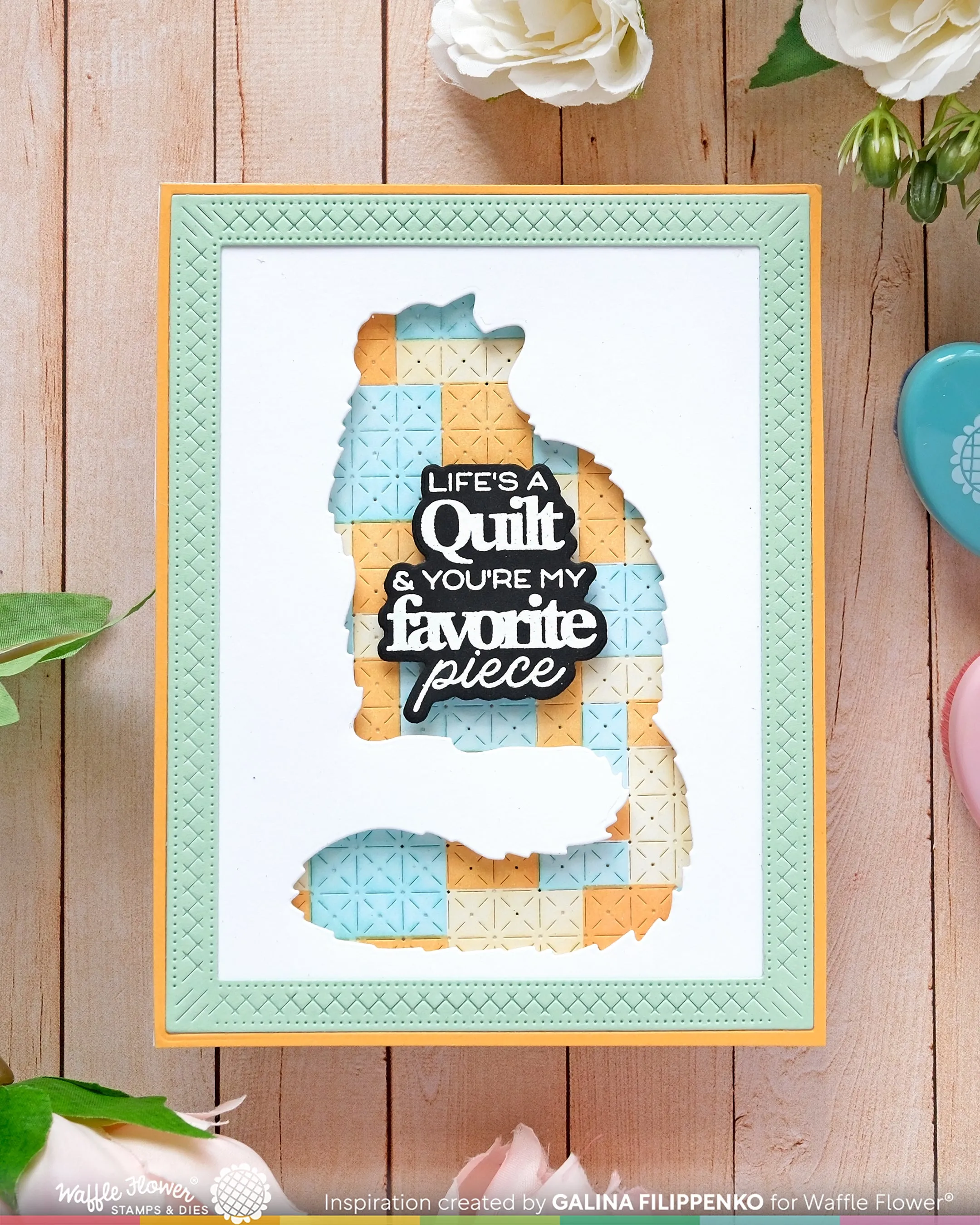 (Pre-Order) Quilted Hug Sentiments Stamp Set