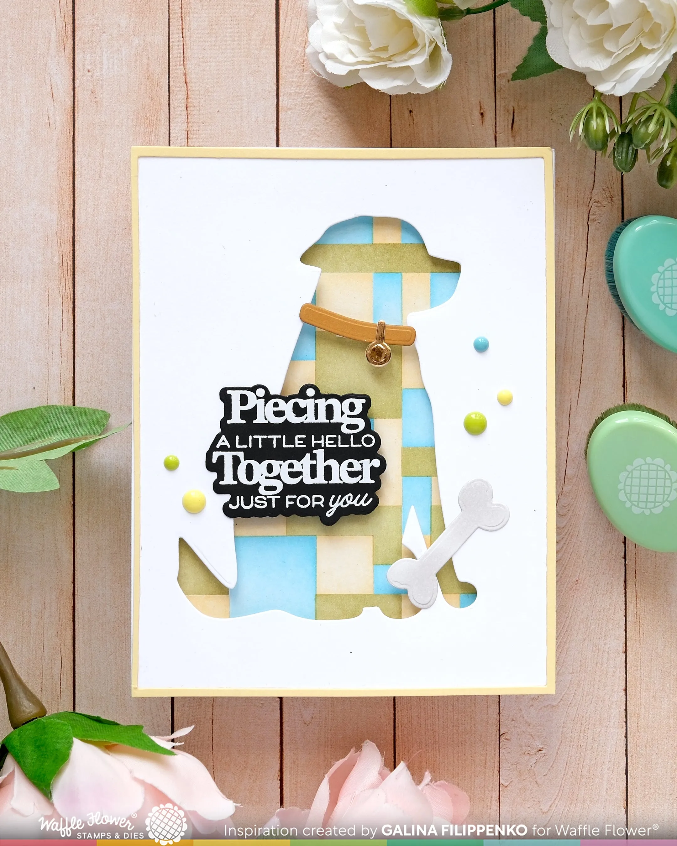 (Pre-Order) Quilted Hug Sentiments Stamp Set