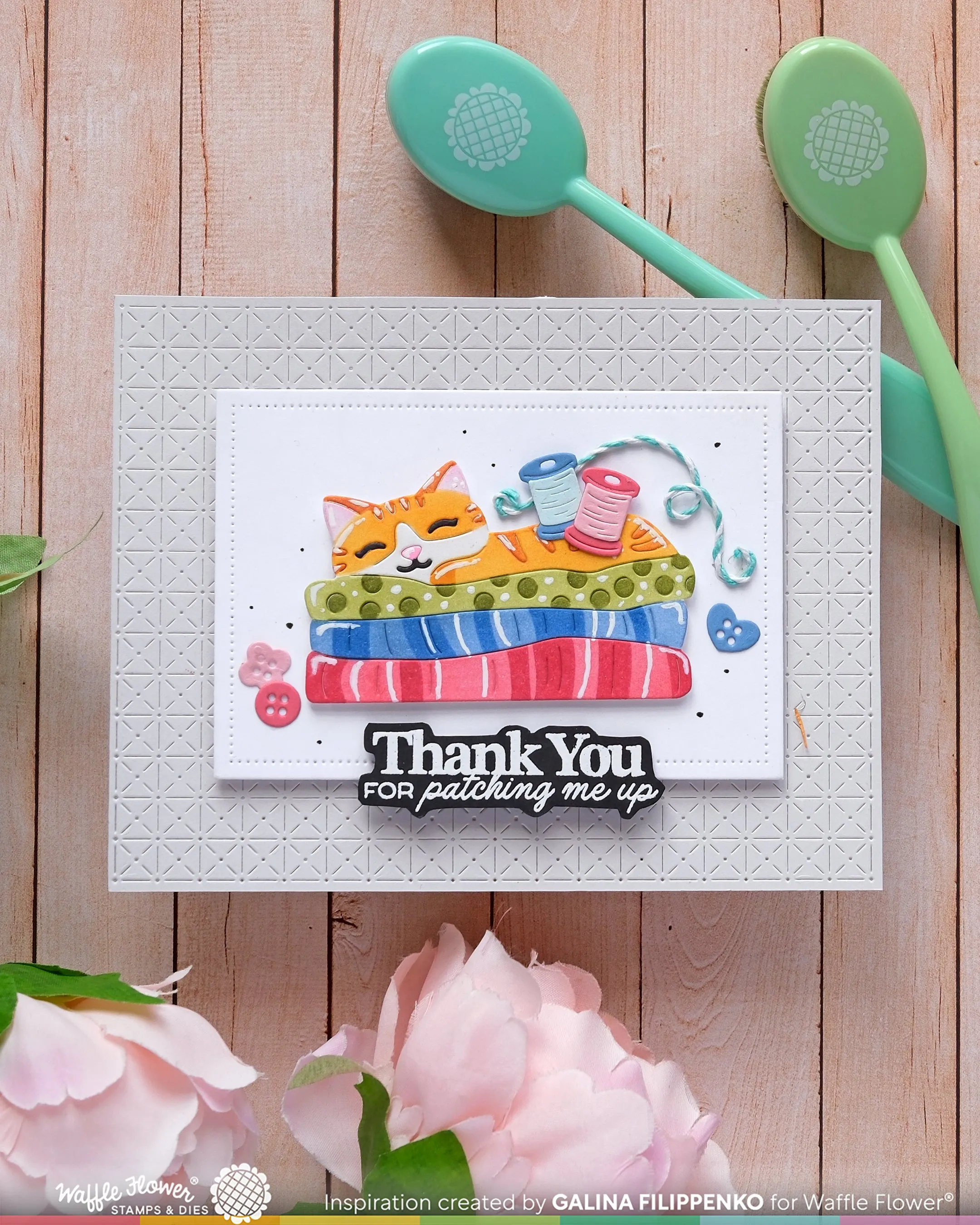 (Pre-Order) Quilted Hug Sentiments Stamp Set