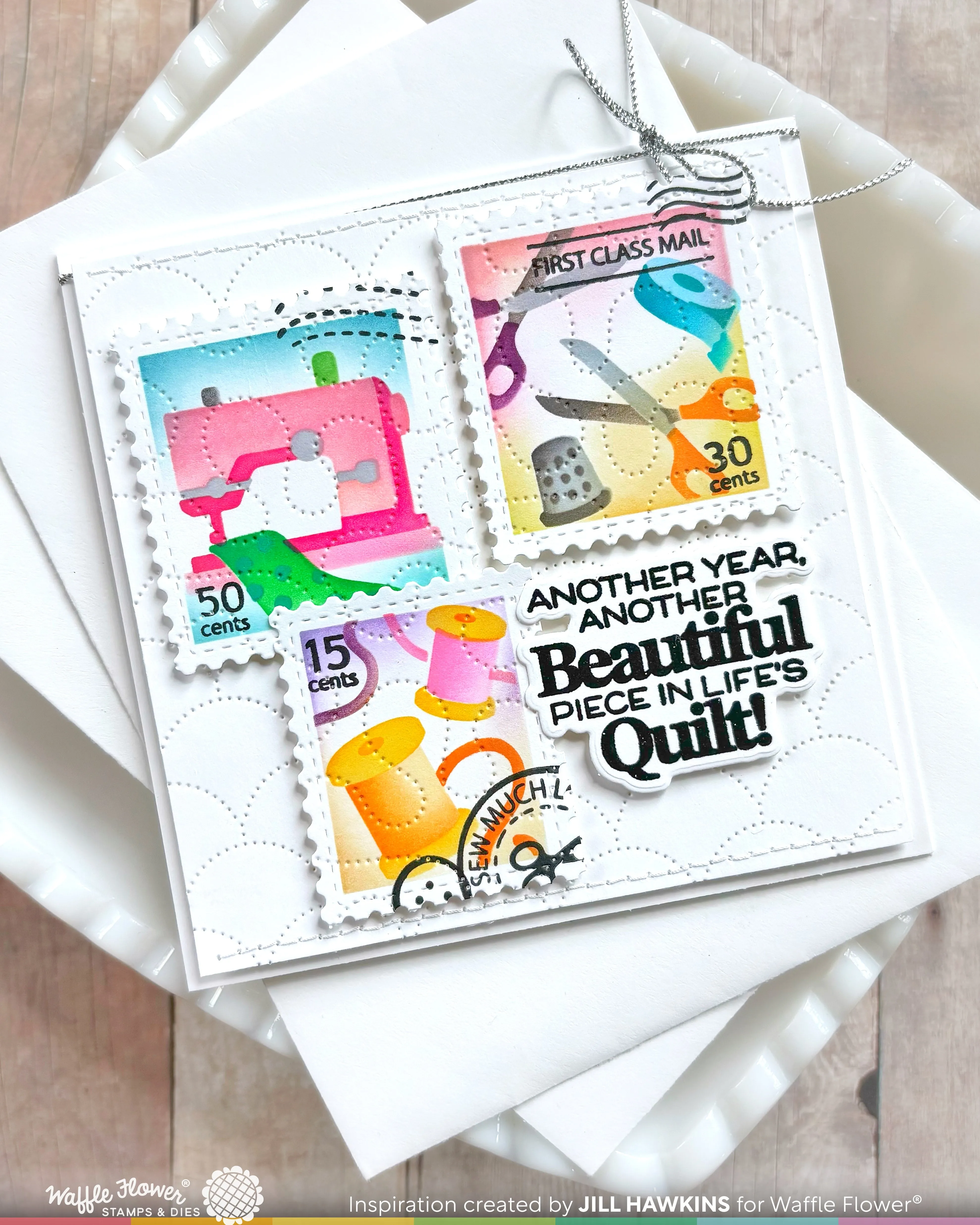 (Pre-Order) Quilted Hug Sentiments Stamp Set