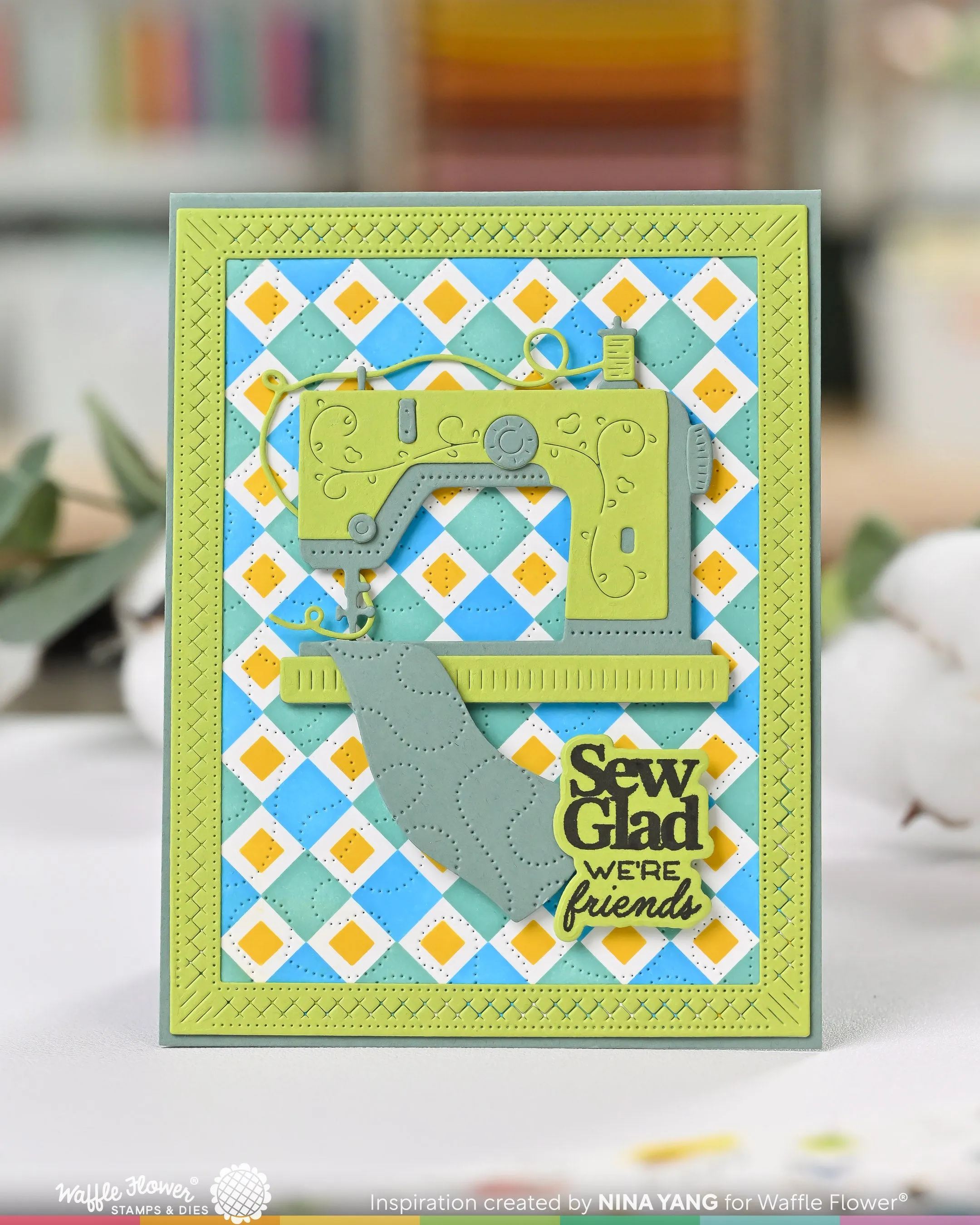 (Pre-Order) Quilted Hug Sentiments Stamp Set