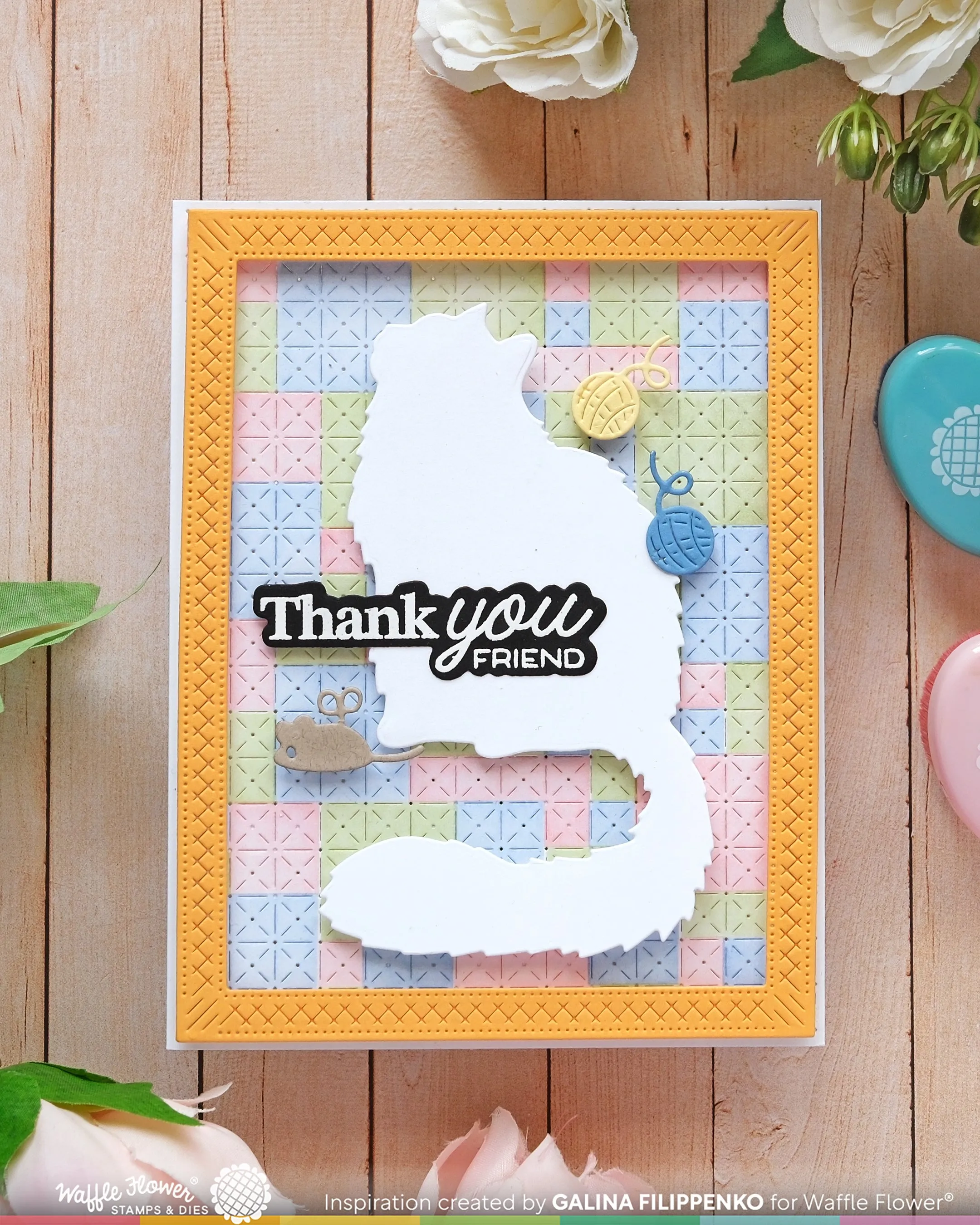 (Pre-Order) Quilted Hug Sentiments Stamp Set