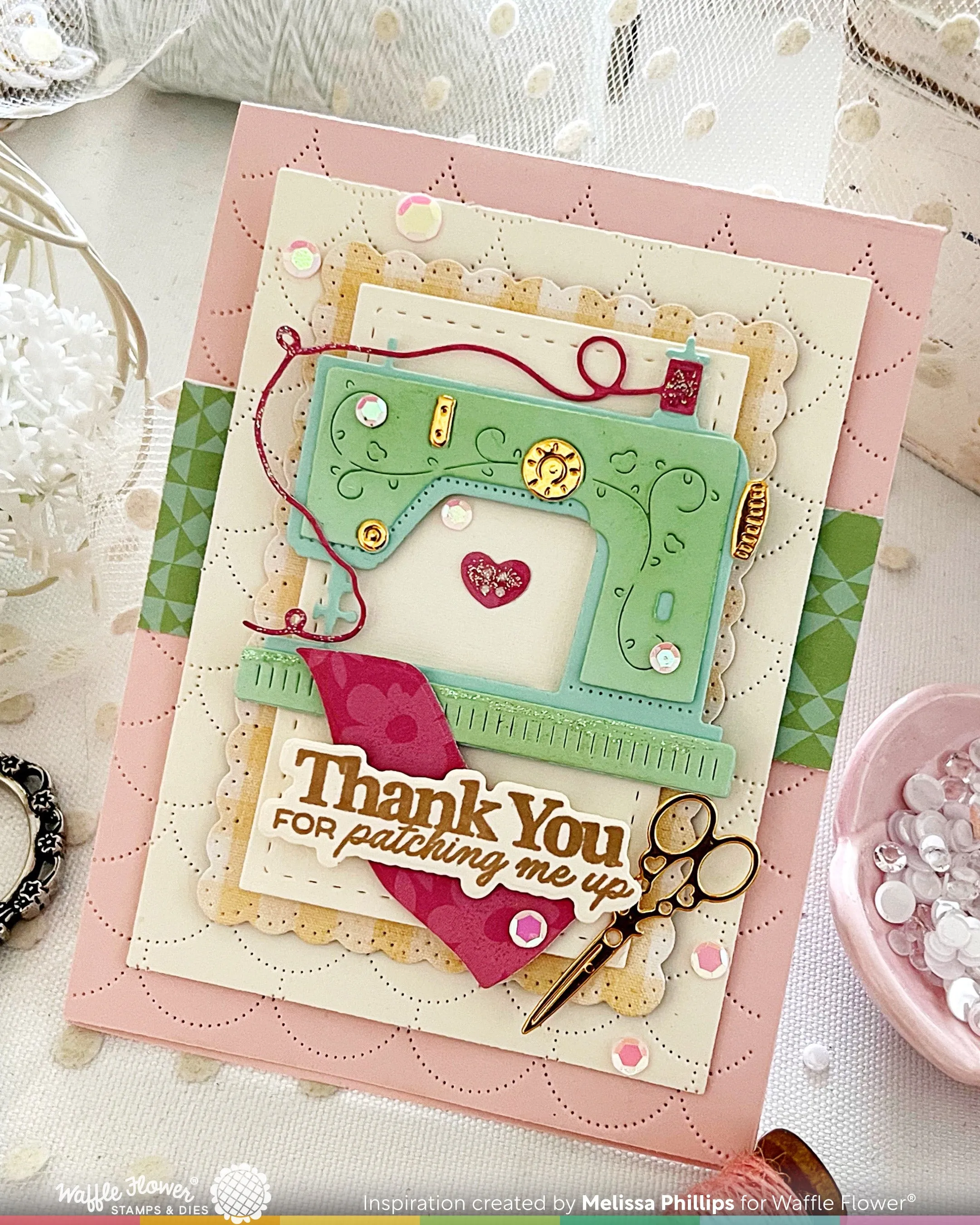 (Pre-Order) Quilted Hug Sentiments Stamp Set