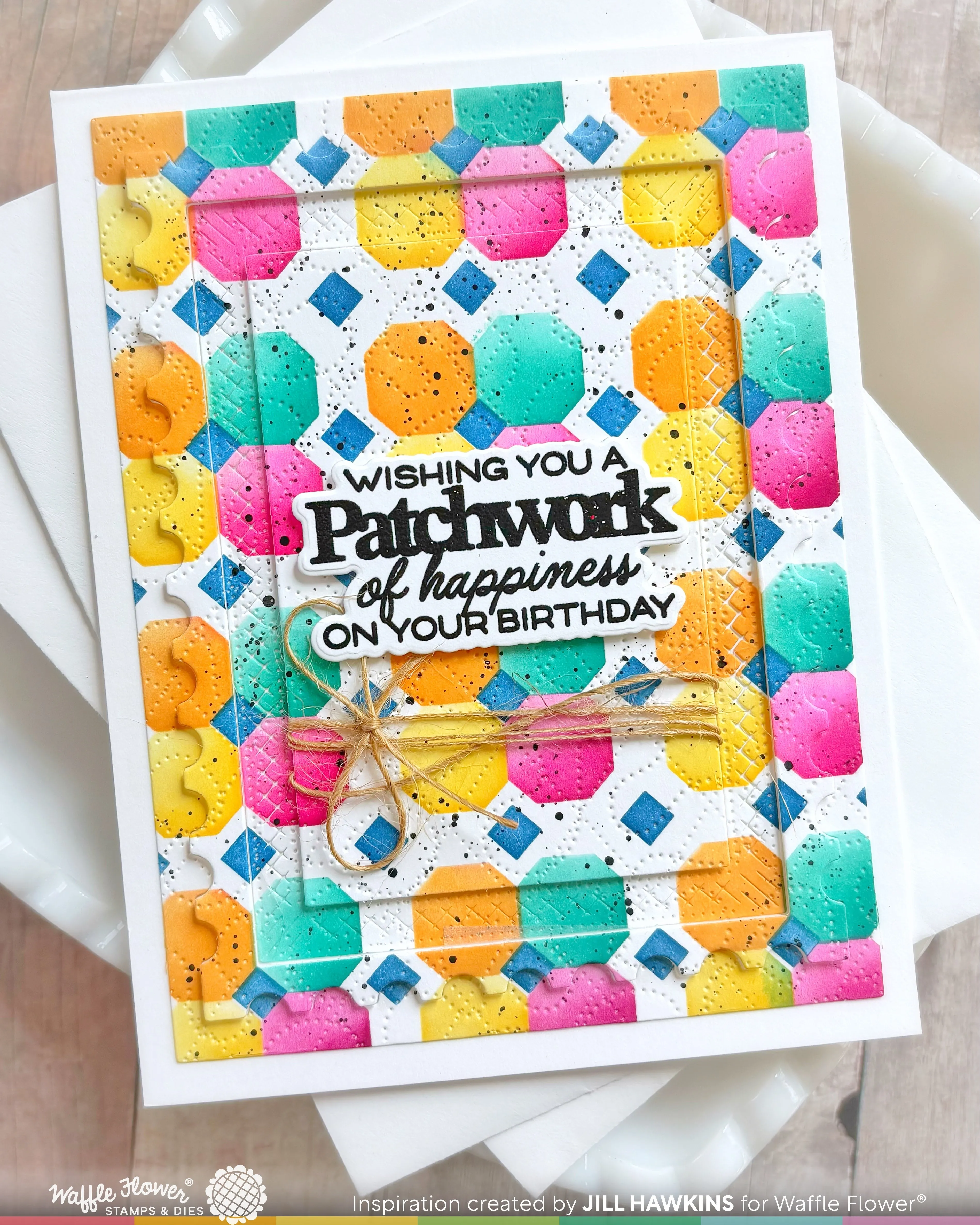 (Pre-Order) Quilted Hug Sentiments Stamp Set