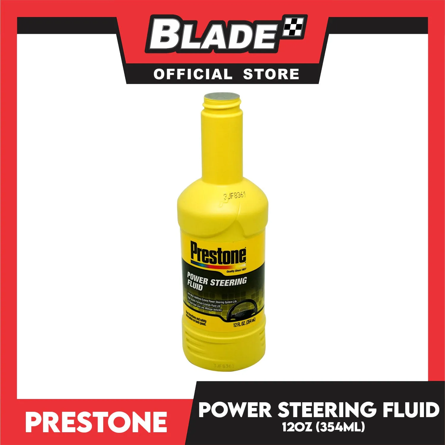 Prestone Power Steering Fluid AS-260Y 12oz (354ml) Anti Wear Additives Extended
