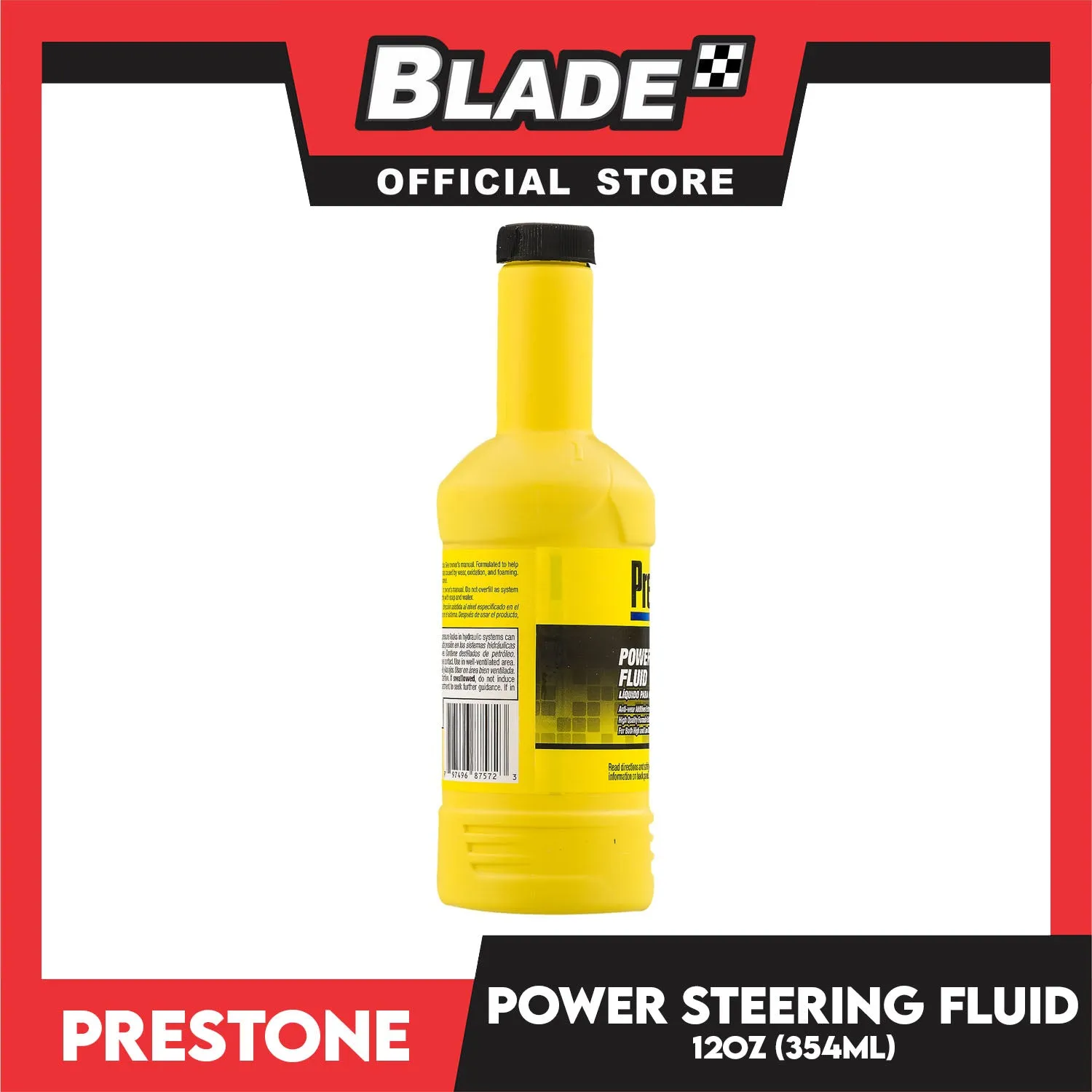 Prestone Power Steering Fluid AS-260Y 12oz (354ml) Anti Wear Additives Extended