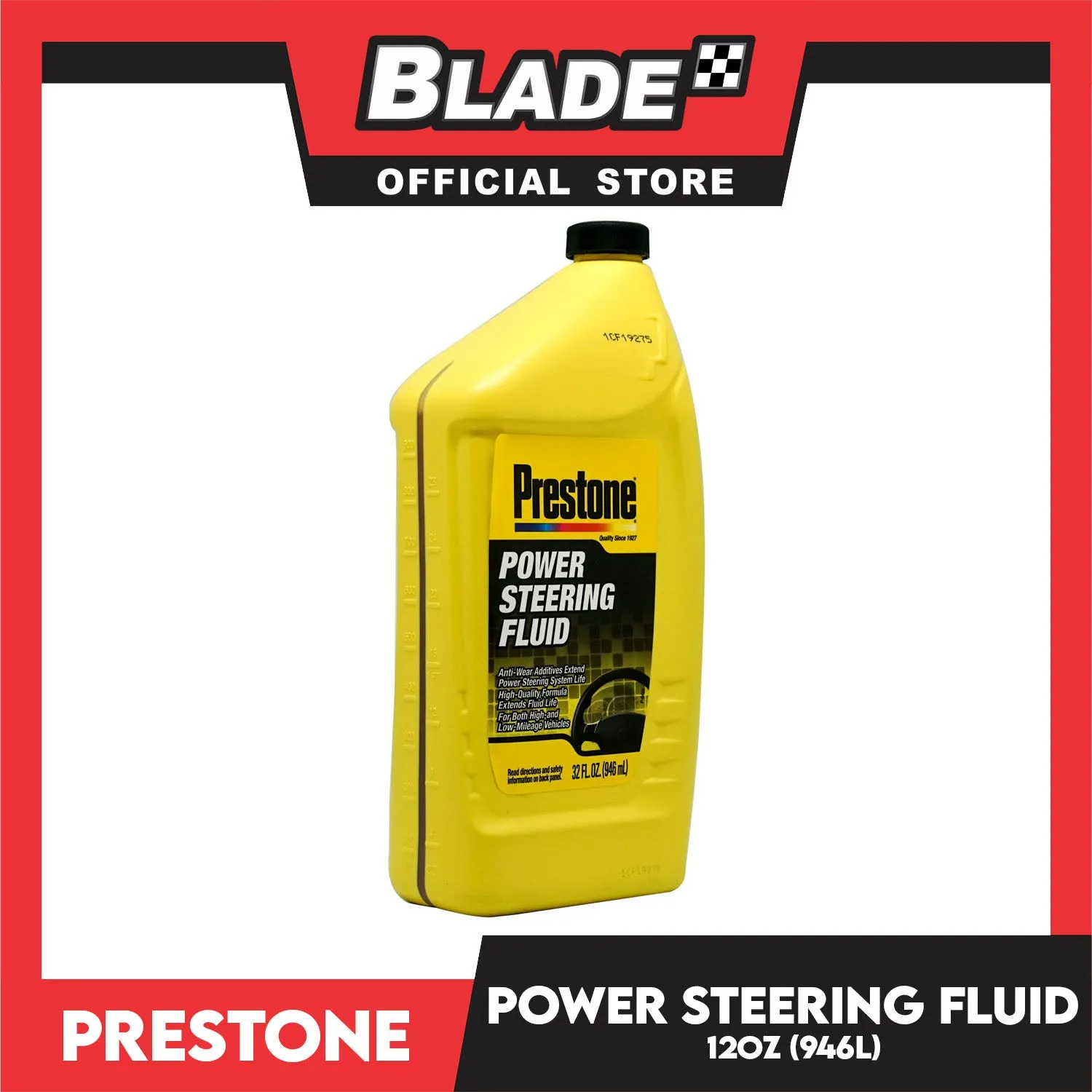 Prestone Power Steering Fluid AS-26IY 32oz (946ml) Anti Wear Additives Extended