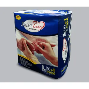 PRIME CARE ADULT DIAPER LRG 10`S