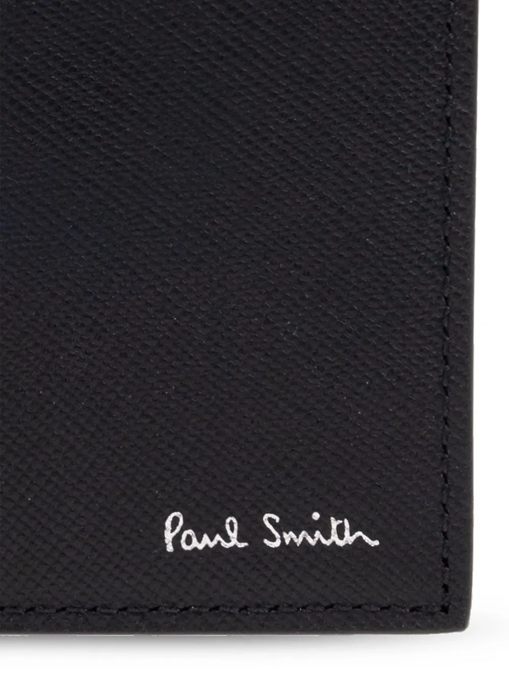 Printed leather wallet