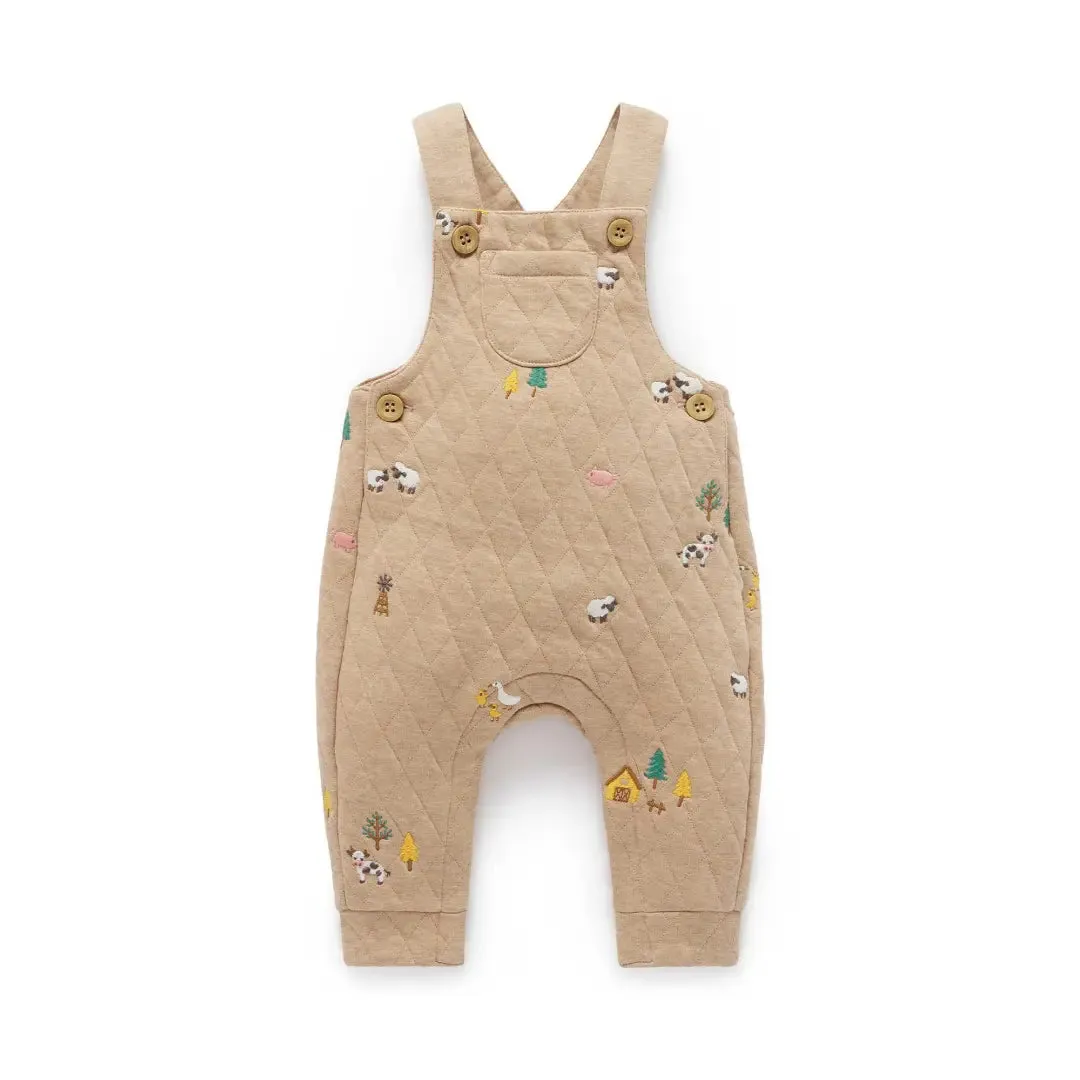 PureBaby - Quilted Overalls