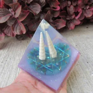 Pyramid with Quantum Generator of the Fifth Chakra Vishuddha
