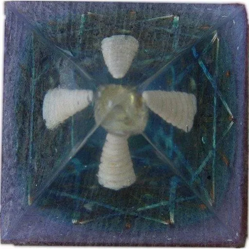 Pyramid with Quantum Generator of the Fifth Chakra Vishuddha
