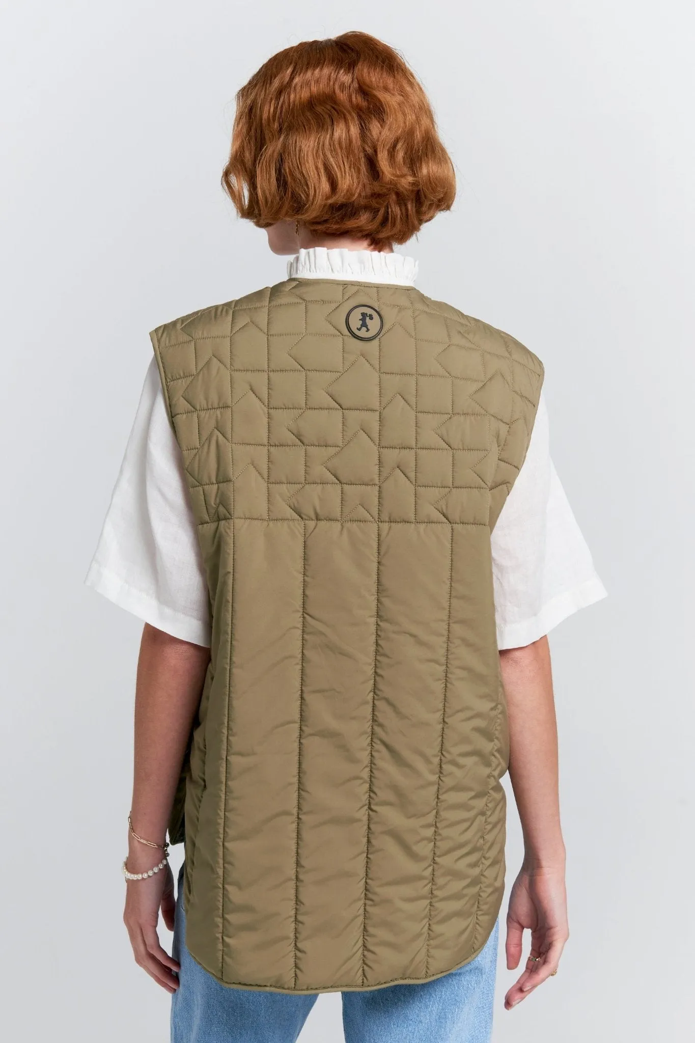 Quilted Voyager Vest | Herb Green