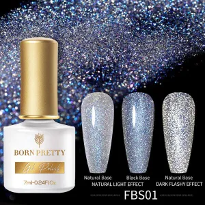 "Metallics" Reflective Glitter Gel polish (5 colours)