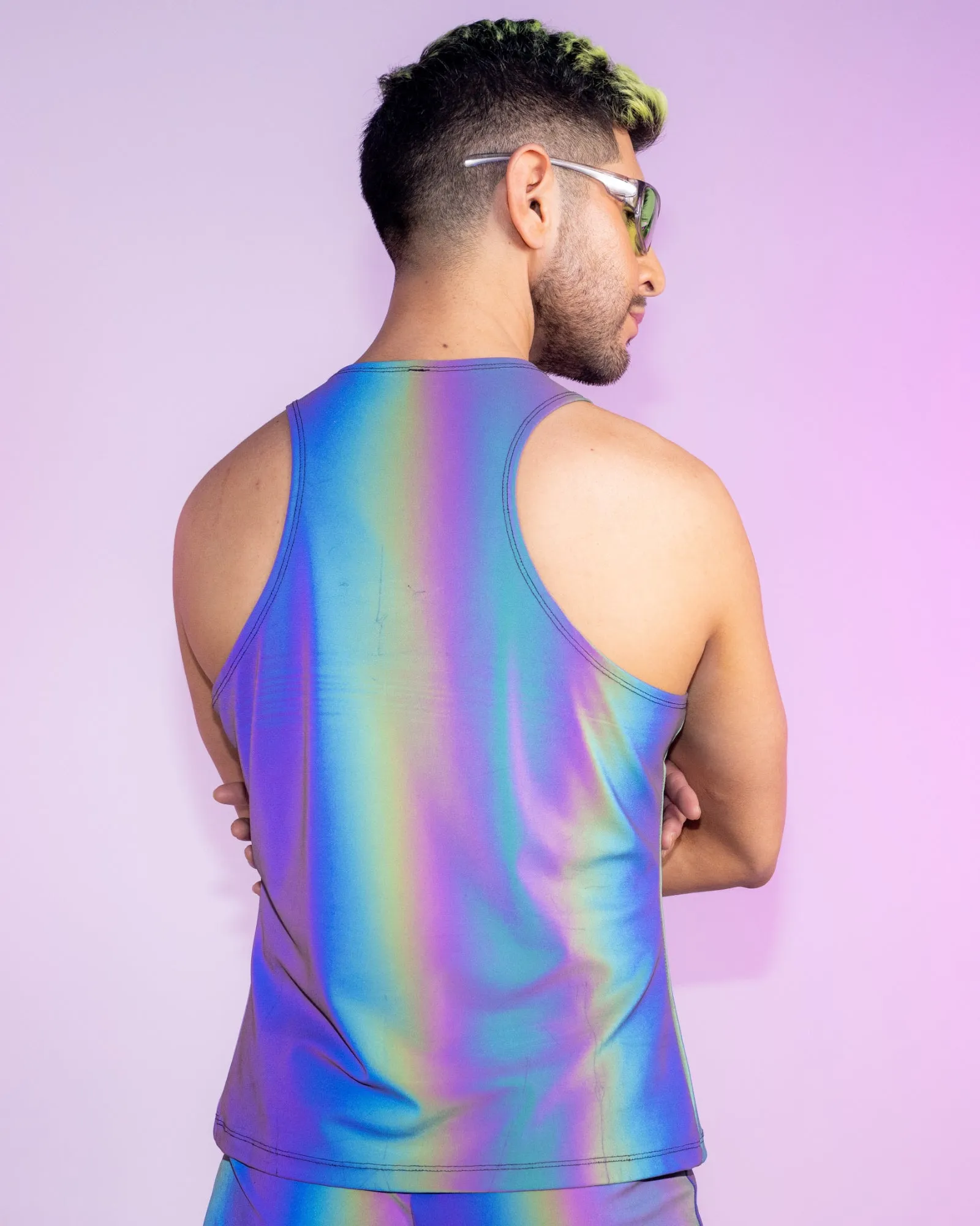 Rainbow Reflective Tank Top