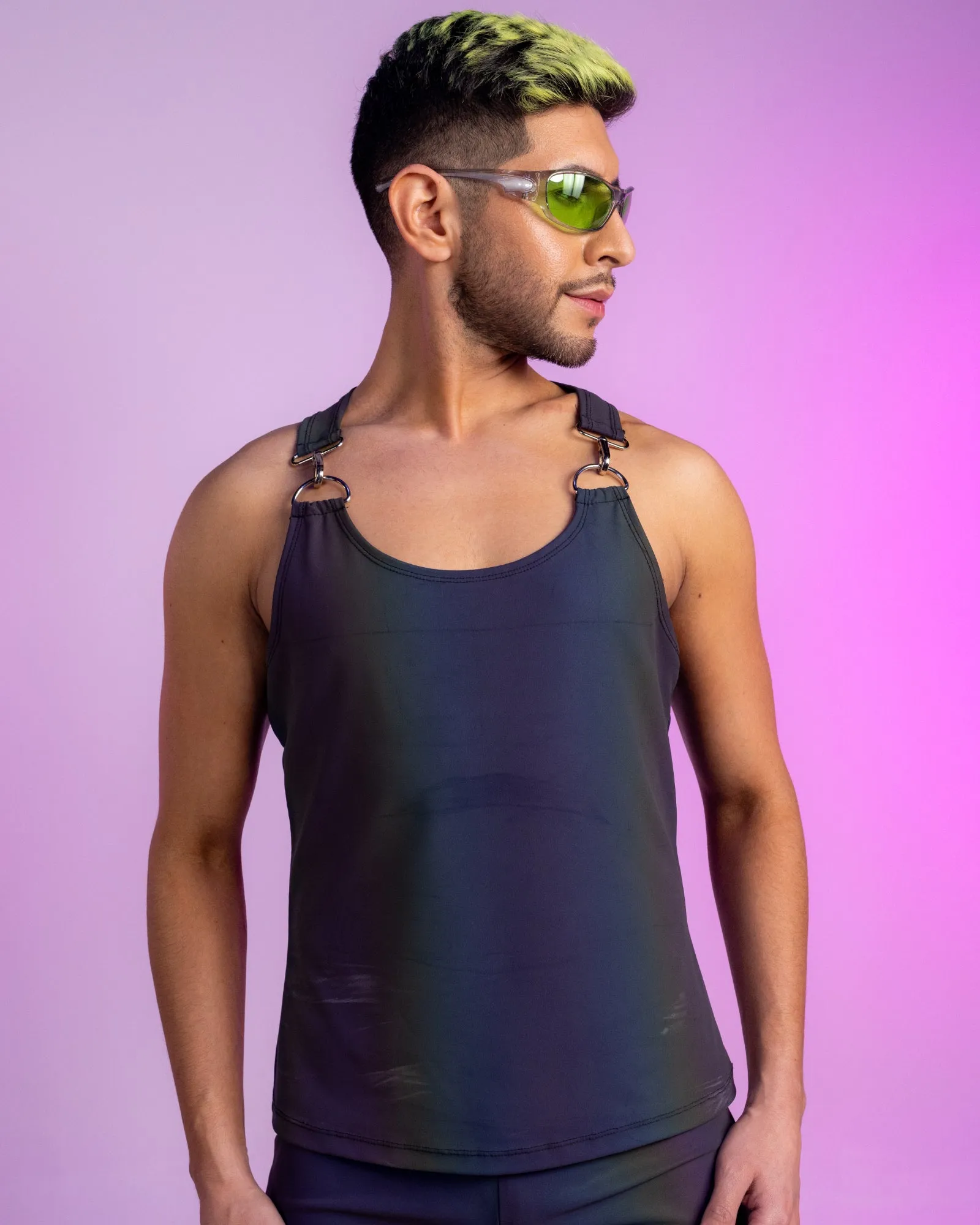 Rainbow Reflective Tank Top
