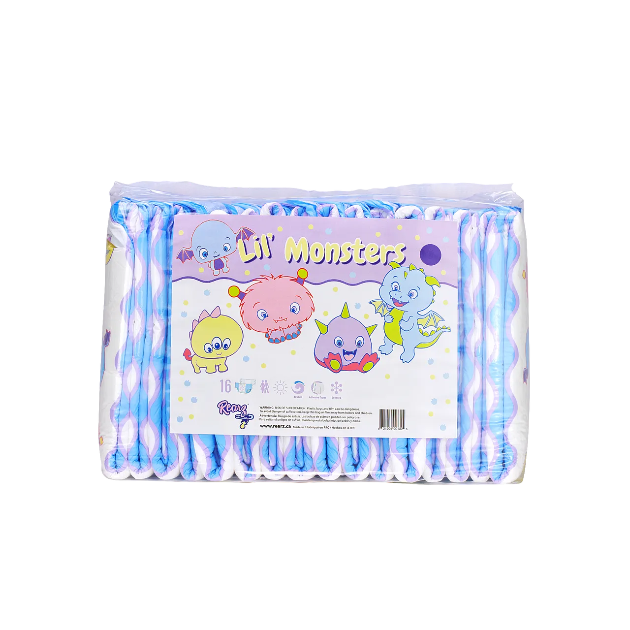 Rearz Lil' Monsters Adult Diapers