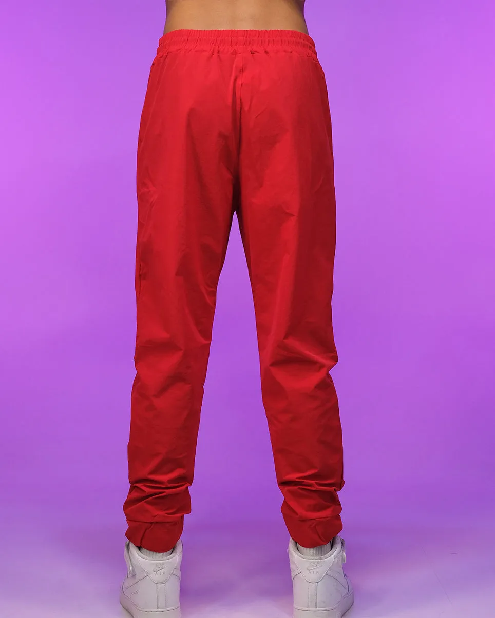 Red Reflective Unisex Joggers
