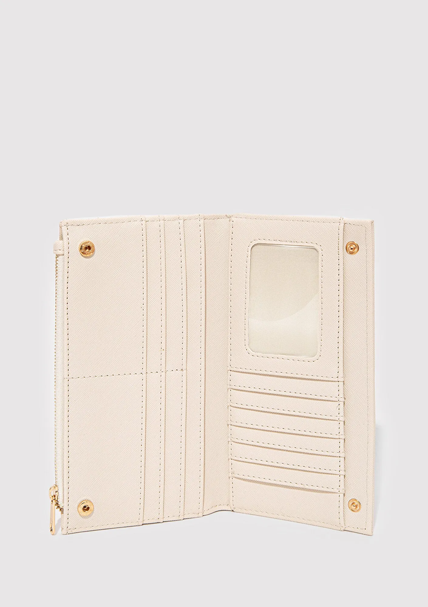 Red Striped Wallet