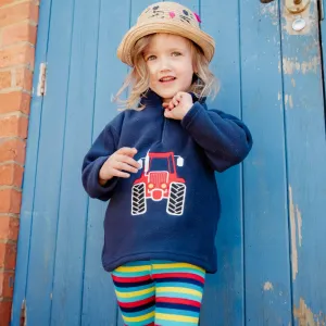 Red Tractor Glow in the Dark Fleece