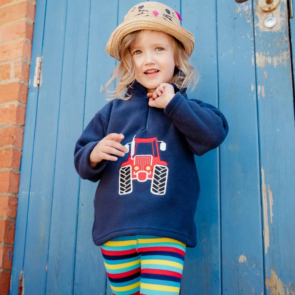 Red Tractor Glow in the Dark Fleece