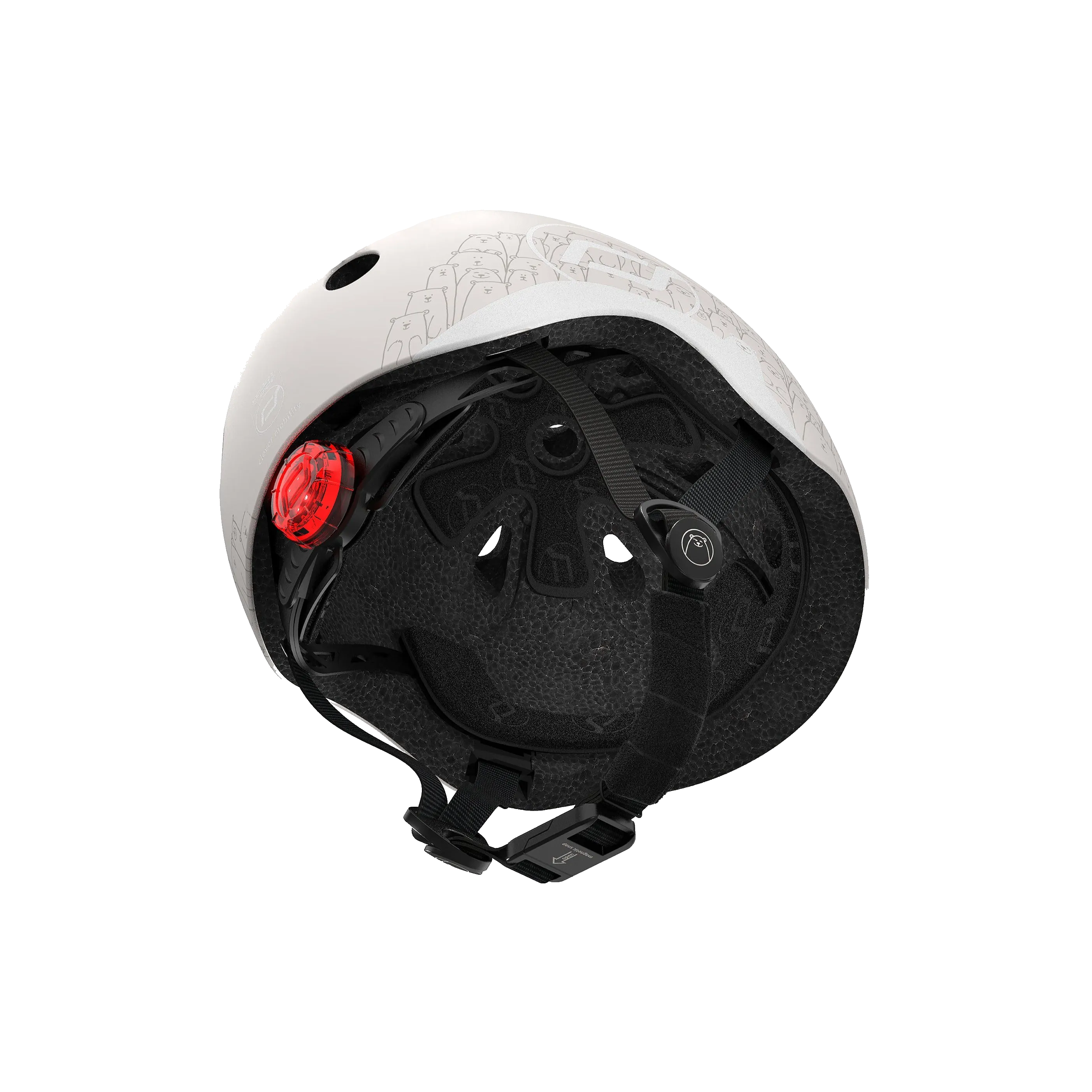 Reflective Baby Helmet (Ash)(XXS-S)
