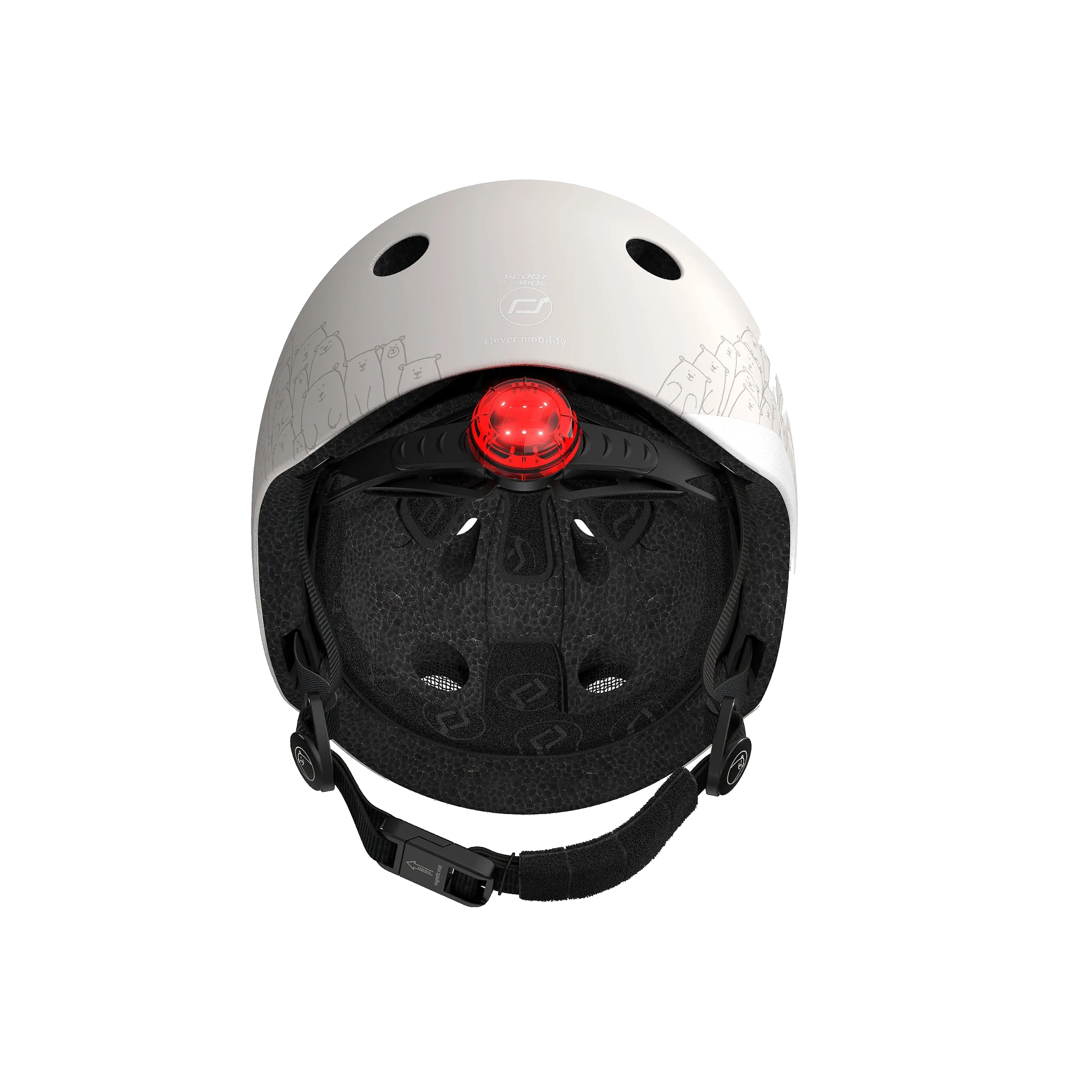 Reflective Baby Helmet (Ash)(XXS-S)