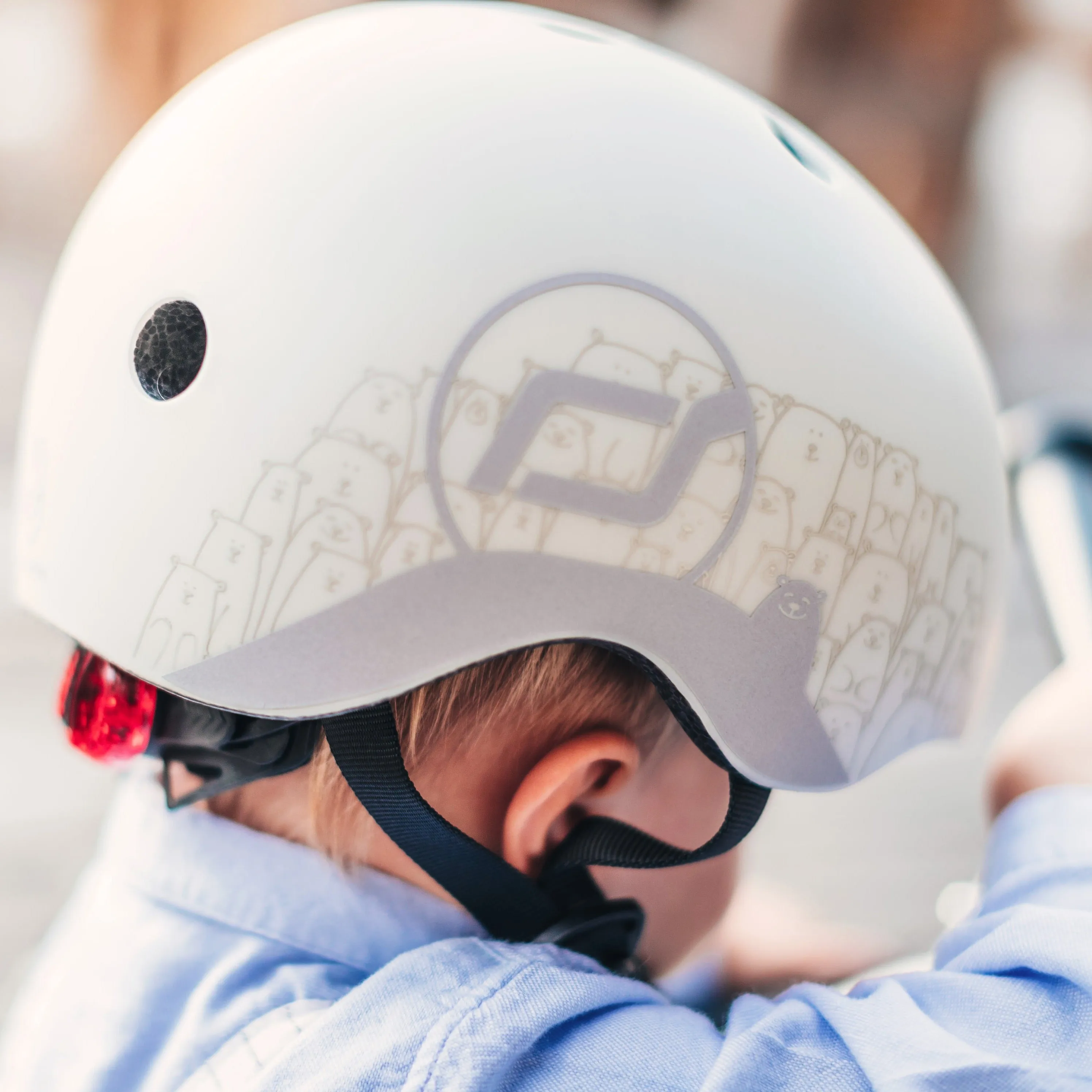 Reflective Baby Helmet (Ash)(XXS-S)