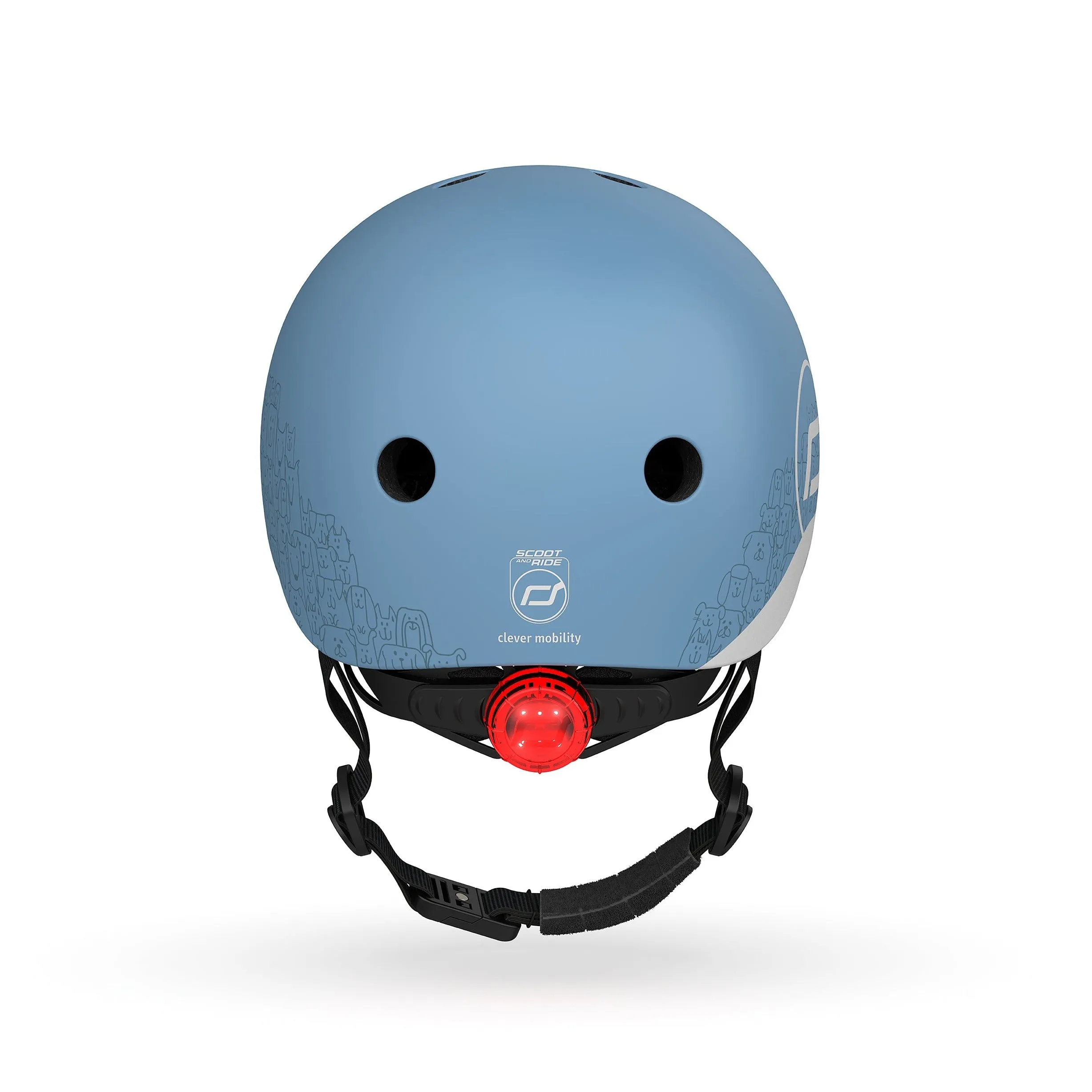 Reflective Baby Helmet (Steel)(XXS-S)