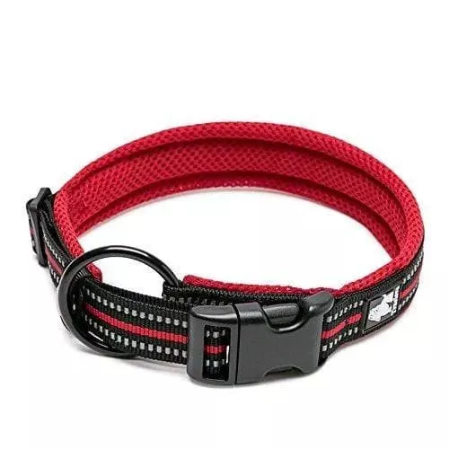 Reflective Dog Collar | 10 Colours | UK Shipped