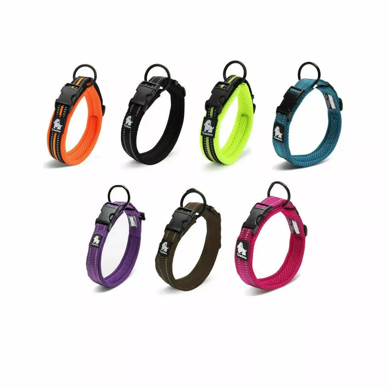 Reflective Dog Collar | 10 Colours | UK Shipped
