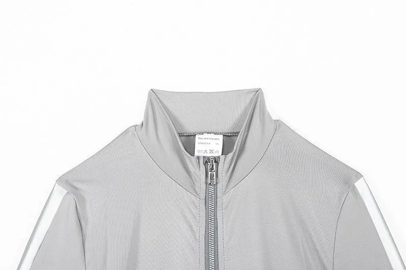 Reflective Paneled Jumpsuit