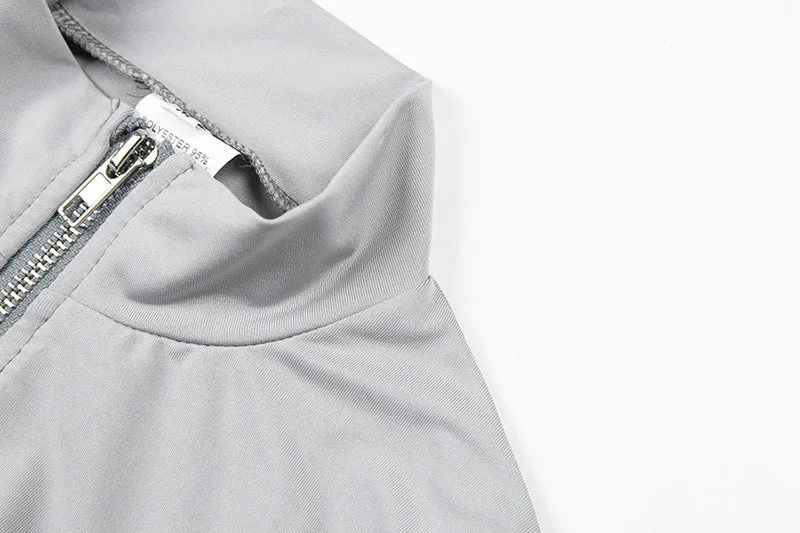 Reflective Paneled Jumpsuit