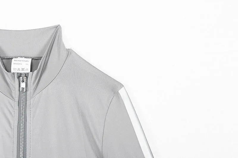 Reflective Paneled Jumpsuit