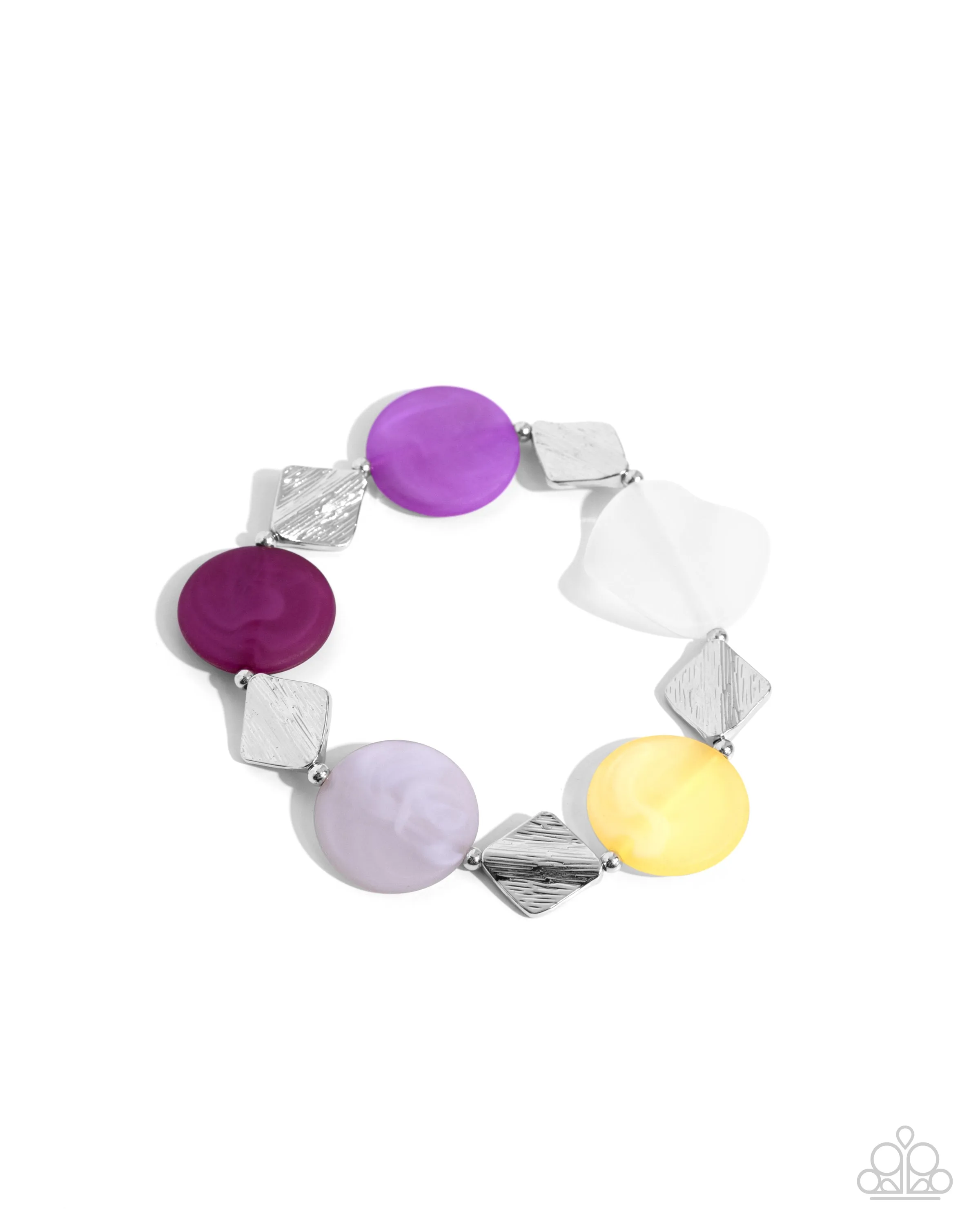 Reflective Ratio - Purple Bracelet - Paparazzi Accessories